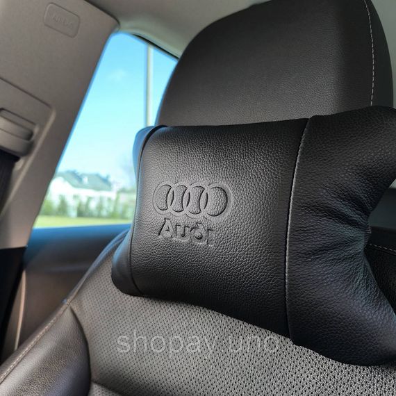Комфортная подушка подголовник для автомобиля Audi Ауді, Авто подушки в машину, Подушка на авто сиденье UQ-51 | Зображення 8