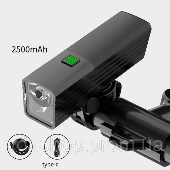 Велофара с зарядкой от usb BL-2024-4-XPG, Фара с акумулятором для велосипеда, Велофонарь противоударный NX-81 | Зображення 4