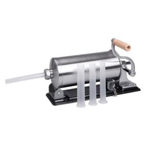 Шприц для колбасы ручной 2 л горизонтальный колбасный шприц для фарша 4 насадки 16788-3