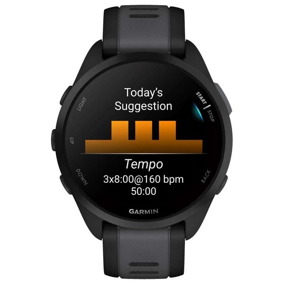 Смарт-годинник Garmin Forerunner 165 Music, Black/Slate Grey, GPS (010-02863-30) | Зображення 5
