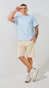Футболка однотонна чоловіча GENUA 24-0711 L Блакитний shop (2000999389849)