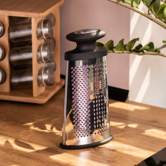 Овальная терка для овощей и фруктов 12×6×24 (см) многофункциональная из нержавейки HP-8-15 | Зображення 4