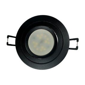 Світильник BIOM SP-02R-B-AL врізний для лампи MR16 чорний