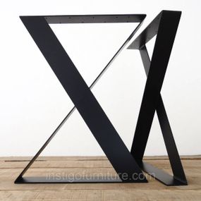 Комплект опор для стола из металла 500×104mm, H=730mm (Стальная пластина: 100x4,0mm)