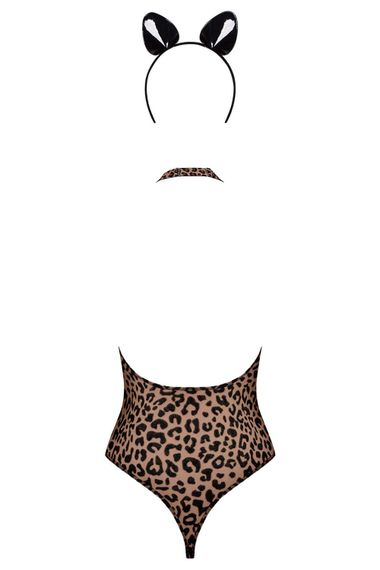 Ігровий костюм кішечки Obsessive Leocatia Леопардовий S/M | Зображення 3