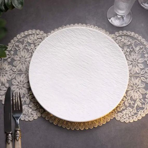 Тарілка десертна порцелянова 20 см біла HP-7-725 | Зображення 1