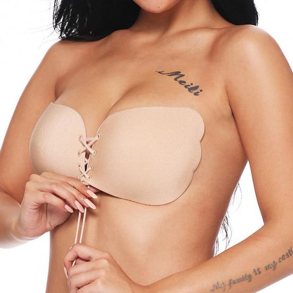 Бюстгальтер Invisible Bra невидимка. HX-733 Колір бежевий | Зображення 5
