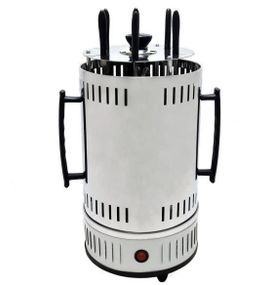 Домашня електрична шашличниця Domotec Ms-7782 1000 Вт біла електрогриль электрошашлычница для будинку