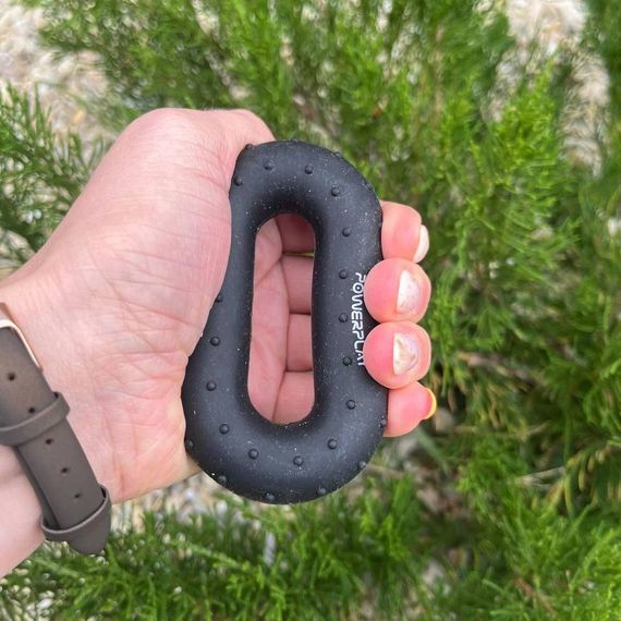 Эспандер кистевой силиконовый Паверплей PP-4337 Hand Grip Hard 30 кг. Черный | Зображення 5