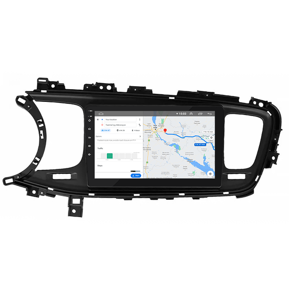 Штатная магнитола Lesko для Kia Optima III Рестайлинг 2013-2015 экран 9" 2/32Gb/ 4G/ Wi-Fi Киа оптима | Зображення 3