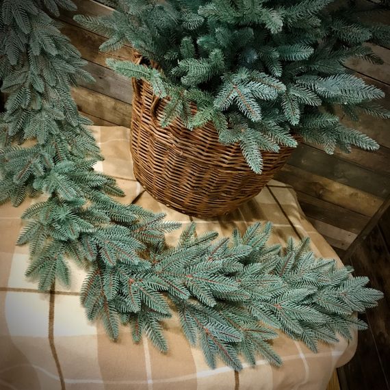 Хвойные гирлянды Classic литые голубые (упаковка 10 штук по 1,2 м) | Зображення 2