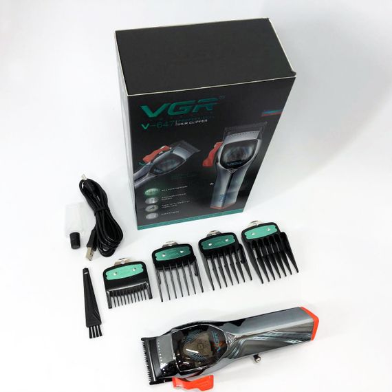 Машинка для стрижки волос для профессионалов VGR Машинка стрижки волос мощная XY-59 | Зображення 9