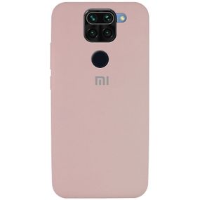 Чехол Silicone Cover Full Protective (AA) для Xiaomi Redmi Note 9 / Redmi 10X Рожевий/Pink Sand