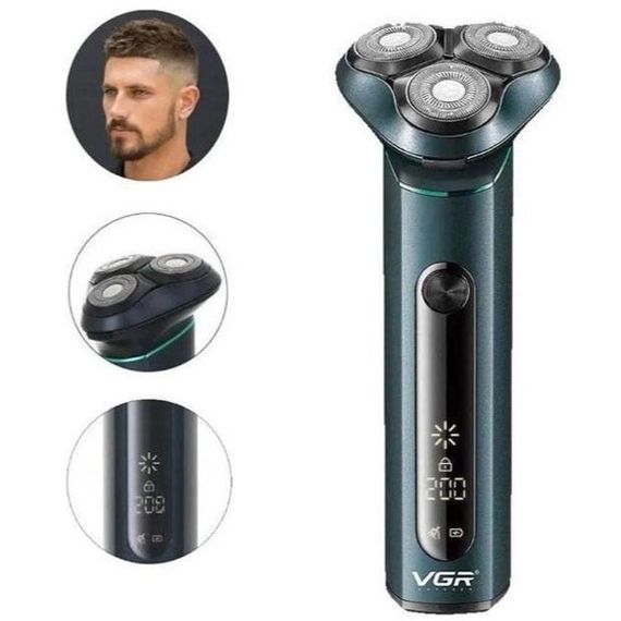 Електробритва портативна бритва VGR V-310 шейвер для гоління бороди та вусів з акумулятором | Зображення 5