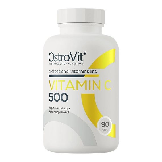 Витамин C для спорта OstroVit Vitamin C 500 90 Tabs
