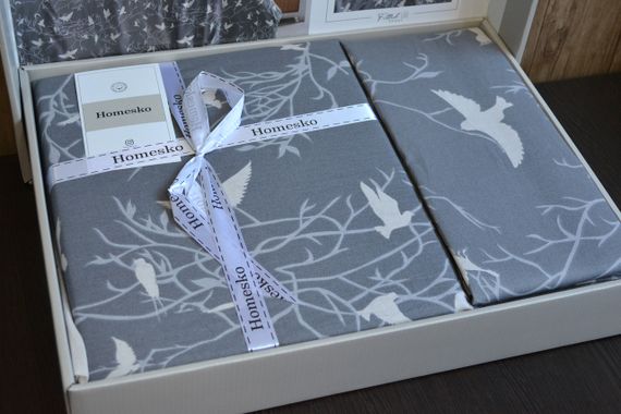 Постільна білизна First Choice Homesko Ranforse сімейний 160 х 220 см Freedom Grey | Зображення 2
