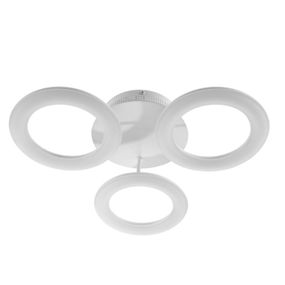 Люстра светодиодная потолочная 39W WW WH (BL-456C/3)