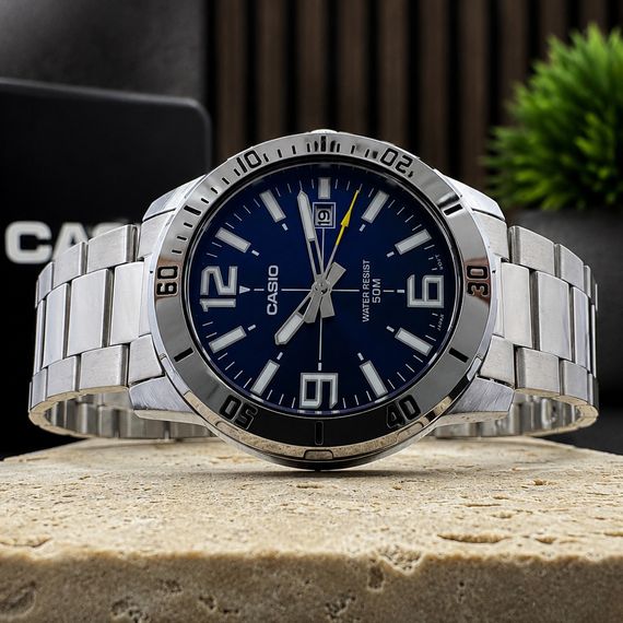 Чоловічий годинник Casio MTP-VD01D-2B | Зображення 3