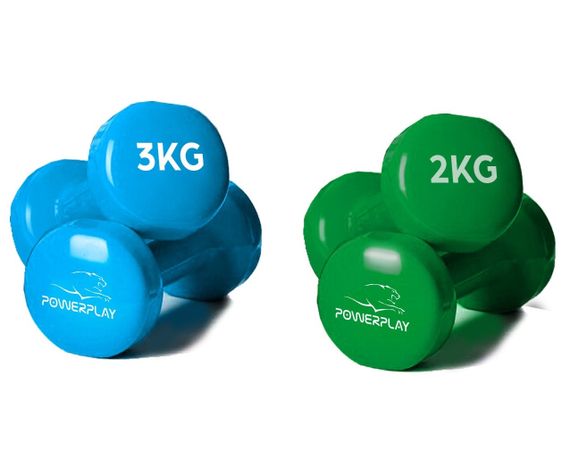 Набір гантелей в кейсі 12 кг. Паверплей 4118 Fitness Dumbells (2шт.*1кг. 2шт.*2кг. 2шт.*3кг.) | Зображення 8