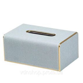 Салфетница горизонтальная 21х13х9 см для салфеток на стол Мятный HP-3-118M