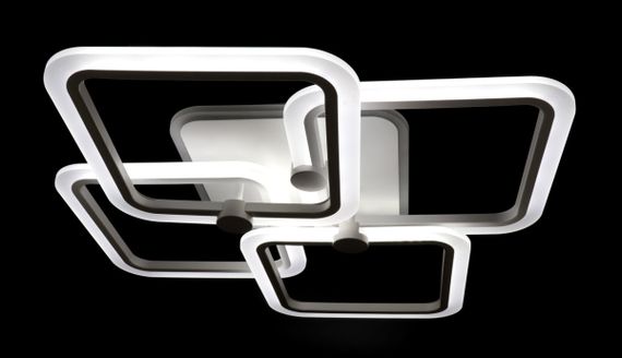 Люстра світлодіодна стельова LED світильник для квартири на стелю лед з пультом 25755 Білий 10х56х65 см. | Зображення 1