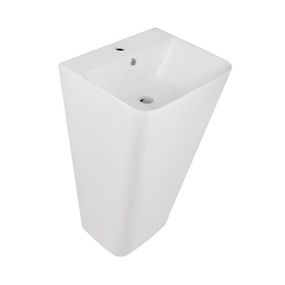 Раковина підлогова моноблок Qtap Tern 440х380х830 mm White QT1711G302WN