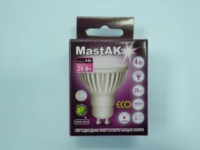 Светодиодная лампа Mastak CUP02DG ( 4W LED  GU10 230V 6400K )