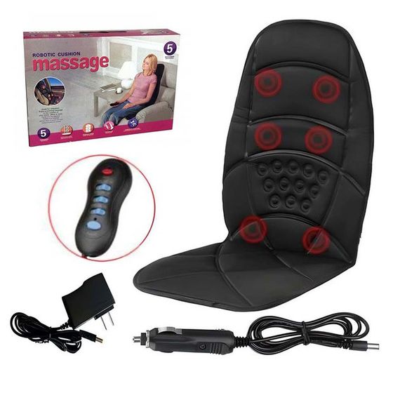 Массажная накидка на кресло CUSHION HL-889 с подогревом и пультом управления TD-55