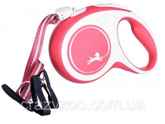 Поводок-рулетка Flexi New Comfort S до 12 кг красный трос 8 м 043028 | Зображення 2