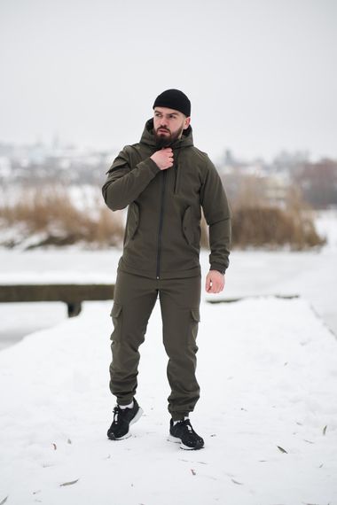 Костюм чоловічий soft shell Intruder хакі | Зображення 1