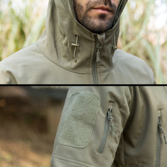Тактическая куртка Pave Hawk PLY-6 Green 3XL мужская армейская холодостойкая с капюшоном | Зображення 5