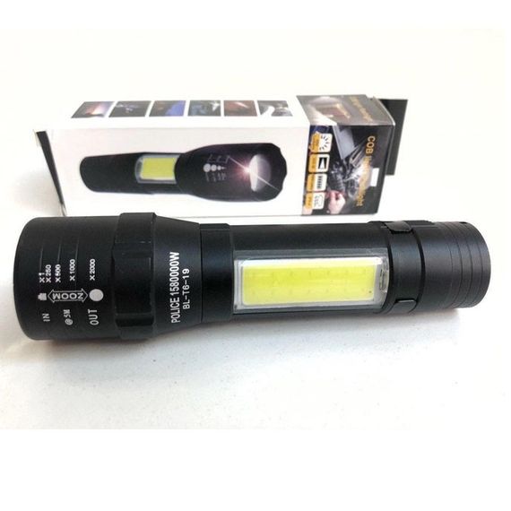 Ліхтарик тактичний ручний Police Bailong BL-T6-19 | Ліхтарик bl | Ліхтарик світлодіодний YG-617 для туриста | Зображення 2