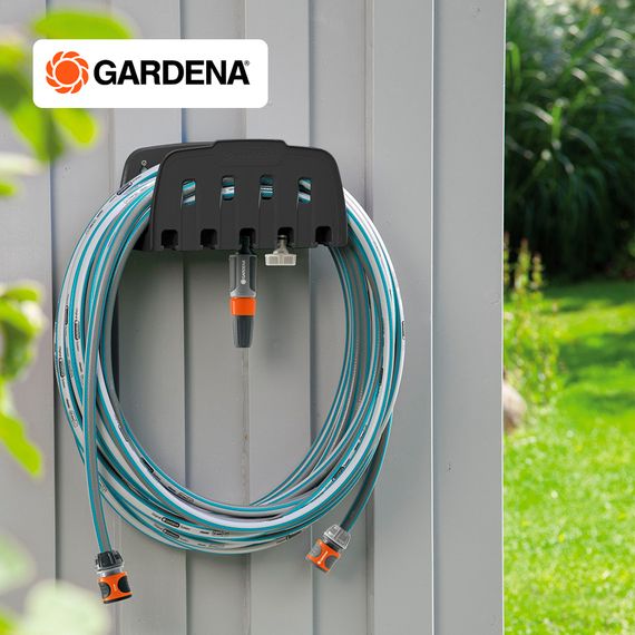Шланг садовий для поливу Gardena Classic 18005-50 з комплектом для поливу та кронштейном (20 м, 1/2") | Зображення 2