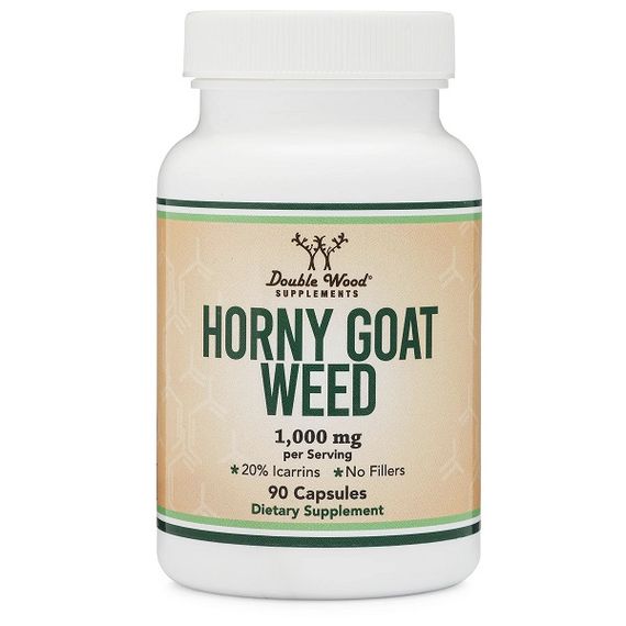 Тонизирующее средство Double Wood Horny Goat Weed 1000 mg 90 Caps