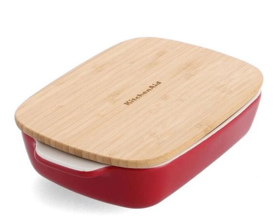 Форма для запікання з кришкою KitchenAid СС006106-001 7,5х19,5х32,8 см 1.9 л червона | Зображення 7