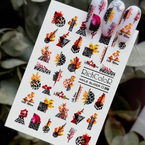 Рифлений слайдер RichColor 039 на водяній основі (6.5x9.5см)