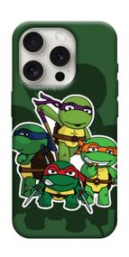Чохол з картинкою Green turtles для Apple iPhone 16 Pro Max (6.9")