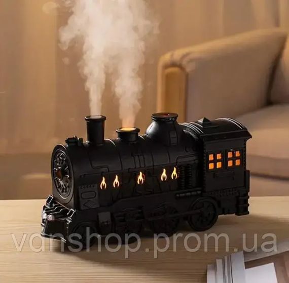 Паровой увлажнитель воздуха Поезд с подсветкой, увлажнитель аромадифузор для дома NM2100