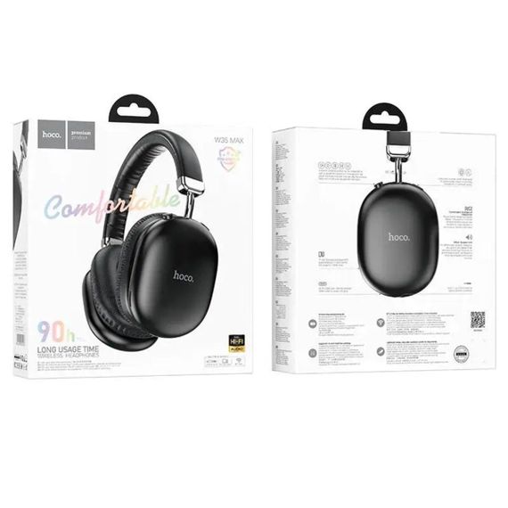 Беспроводные наушники HOCO W35 Max Joy BT headphones Black | Зображення 5