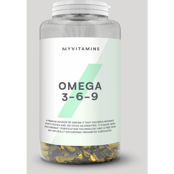 Омега для спорту MyProtein Omega 3-6-9 120 Caps