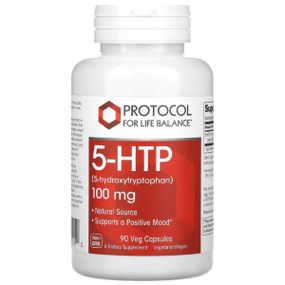 Тріптофан Protocol for Life Balance 5-HTP 100 mg 90 Veg Caps