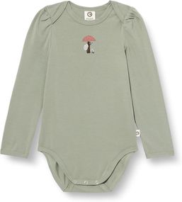 Дитяче боді для новонародженої дівчинки Green Cotton 74 см Оливковий (25111208)