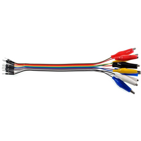 Провід дюпон із затискачем типу «крокодил», 10-контактний, П, 20см