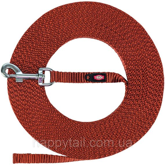 Повідок для собак Trixie Tracking lead екстралегкий XS–S 15 м 10 мм рудий