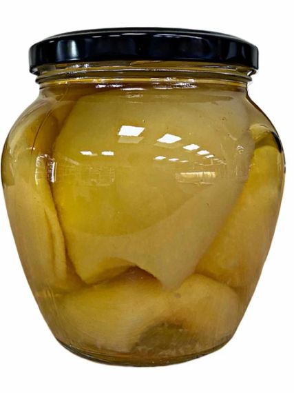 Груша консервована в сиропі половинками МК Gruszki (Польща), 570 г, у склі | Зображення 2