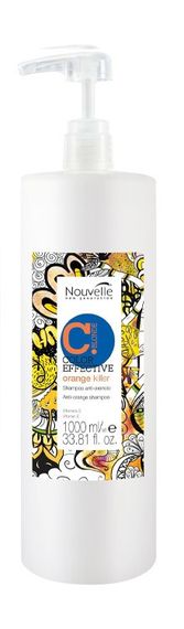 Шампунь Nouvelle Orange Killer Shampoo против оранжевого оттенка волос 1000 мл