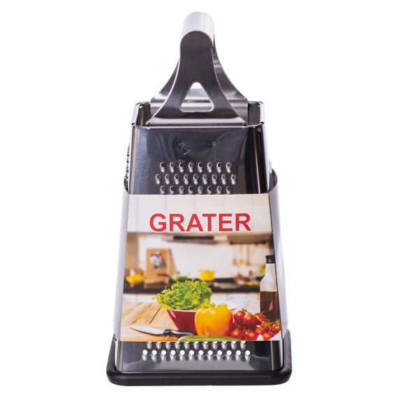 Універсальна терка для овочів і фруктів 13×13×24,5 (см) з нержавіючої сталі HP-8-14 | Зображення 5