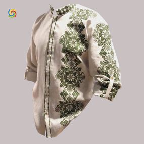 Рубашка Украинская вышиванка 55529529 цвет серый размер L/XL