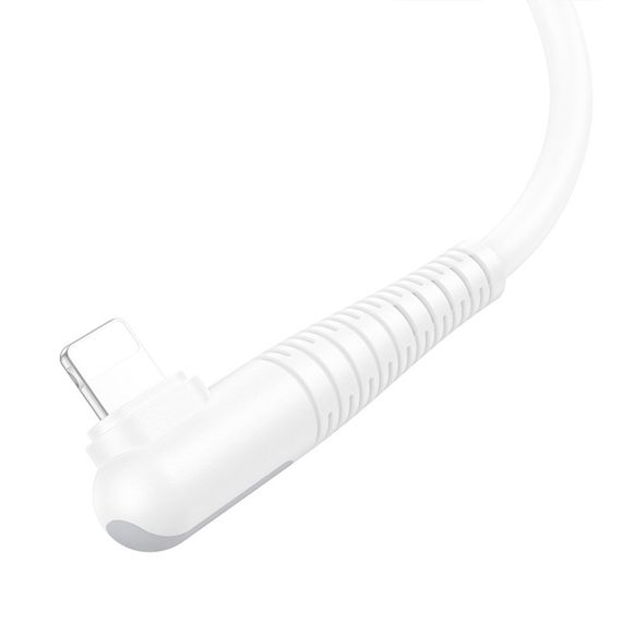 Дата кабель Borofone BX105 Corriente Type-C to Lightning (1m) White | Зображення 1