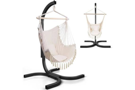 Подвесное кресло K-Sport KSOZ025C бежевое (KS-412) | Зображення 1